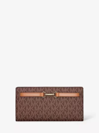 Cartera grande con logotipo de la firma Carson