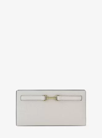 Cartera grande de piel granulada Carson