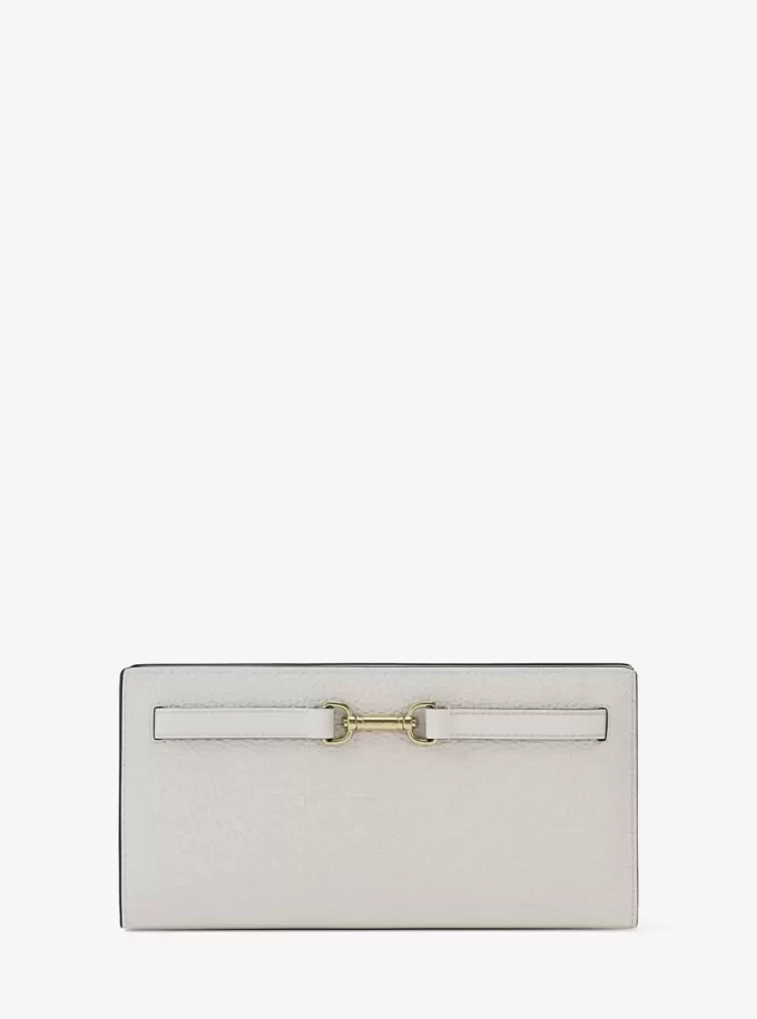 Cartera grande de piel granulada Carson Cartera grande de piel granulada Carson