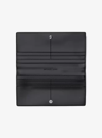 Cartera grande de piel granulada Carson