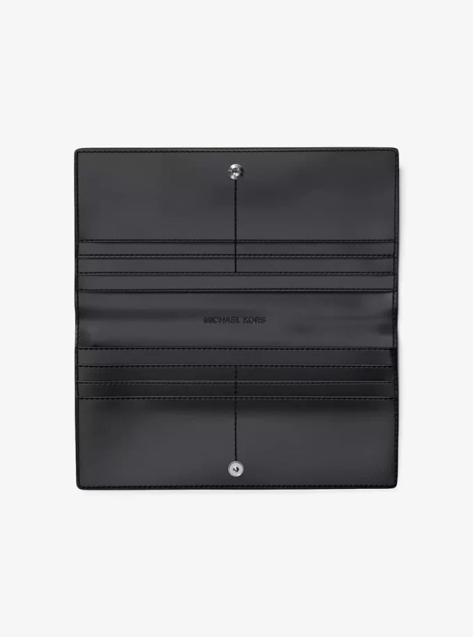 Cartera grande de piel granulada Carson Cartera grande de piel granulada Carson