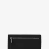 Cartera grande de piel granulada Carson Cartera grande de piel granulada Carson