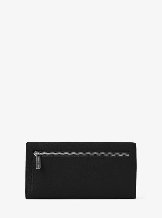 Cartera grande de piel granulada Carson Cartera grande de piel granulada Carson