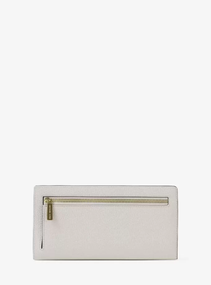 Cartera grande de piel granulada Carson Cartera grande de piel granulada Carson