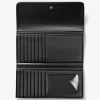 Cartera grande de tres pliegues con el logotipo de Jet Set Cartera grande de tres pliegues con el logotipo de Jet Set