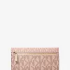 Cartera grande de tres pliegues con el logotipo de Jet Set