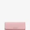 Cartera grande Jet Set de piel saffiano con cierre a presión Cartera grande Jet Set de piel saffiano con cierre a presión