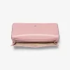 Cartera grande Jet Set de piel saffiano con cierre a presión Cartera grande Jet Set de piel saffiano con cierre a presión