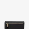 Cartera grande Jet Set de piel saffiano con cierre a presión Cartera grande Jet Set de piel saffiano con cierre a presión