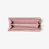Cartera grande Jet Set Travel de piel granulada con cremallera de un cuarto Cartera grande Jet Set Travel de piel granulada con cremallera de un cuarto