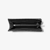 Cartera grande Jet Set Travel de piel saffiano con cremallera de un cuarto Cartera grande Jet Set Travel de piel saffiano con cremallera de un cuarto