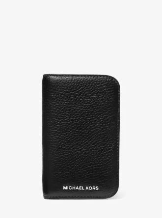 Cartera Hudson de piel granulada