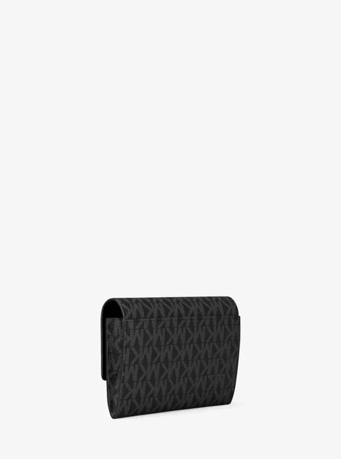 Cartera mediana 2 en 1 con el logotipo de Jet Set Signature Cartera mediana 2 en 1 con el logotipo de Jet Set Signature