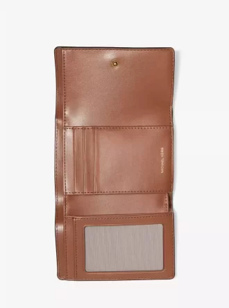 Cartera mediana Bryant de piel bruñida