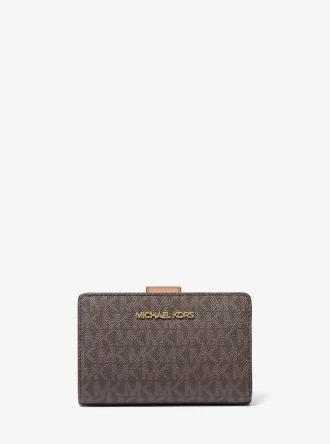 Cartera mediana con el logotipo de la firma