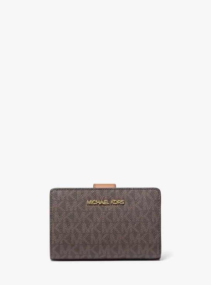 Cartera mediana con el logotipo de la firma Cartera mediana con el logotipo de la firma