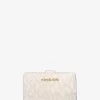 Cartera mediana con logotipo metálico Jet Set