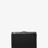Cartera mediana de cuero Greenwich con tres pliegues Cartera mediana de cuero Greenwich con tres pliegues
