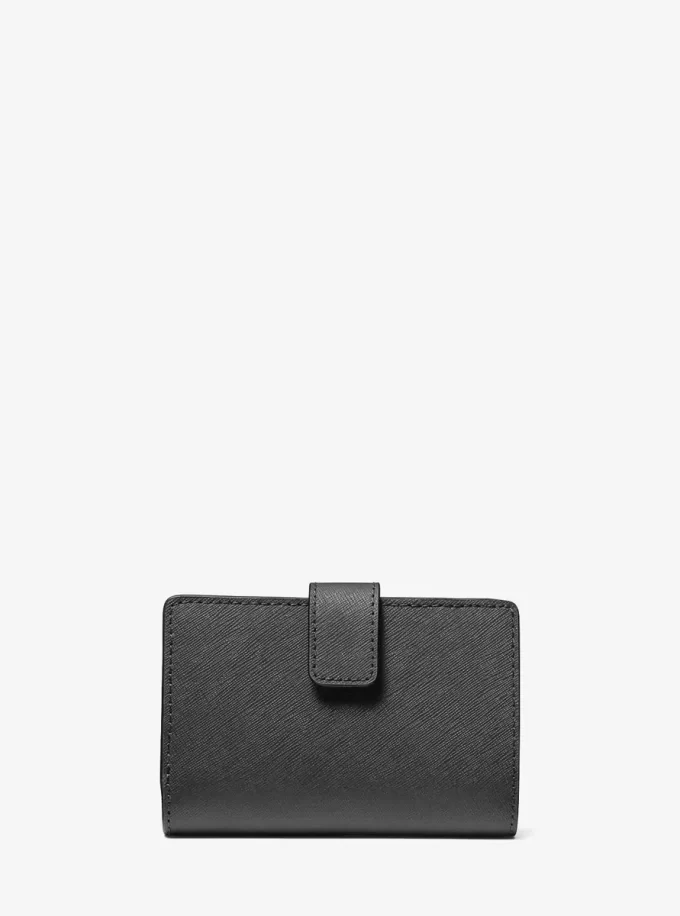 Cartera mediana de piel saffiano Cartera mediana de piel saffiano
