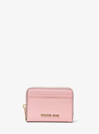 Cartera mediana de piel saffiano para viajes Jet Set