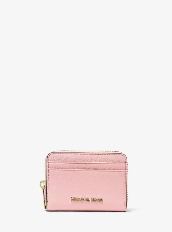 Cartera mediana de piel saffiano para viajes Jet Set Cartera mediana de piel saffiano para viajes Jet Set