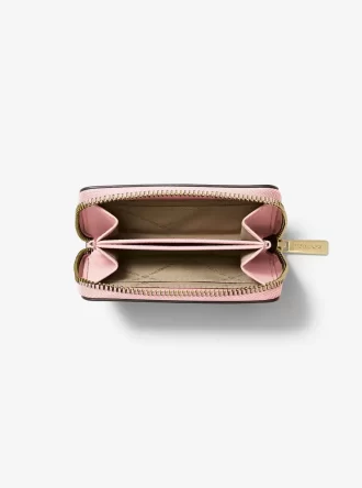 Cartera mediana de piel saffiano para viajes Jet Set