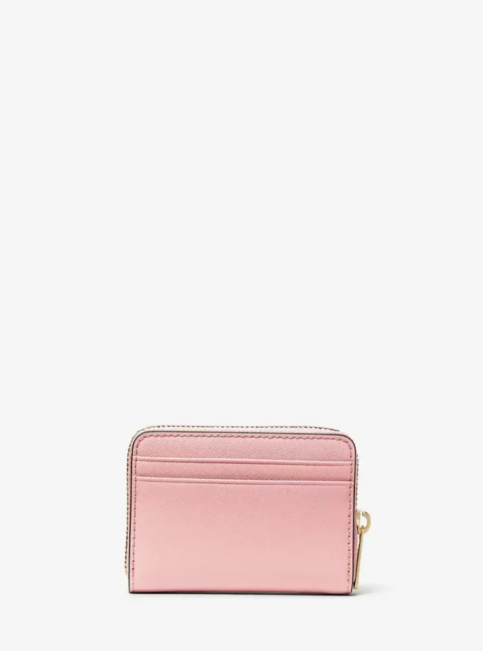 Cartera mediana de piel saffiano para viajes Jet Set Cartera mediana de piel saffiano para viajes Jet Set