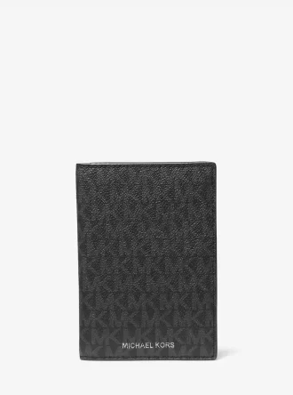 Cartera para pasaporte con logotipo