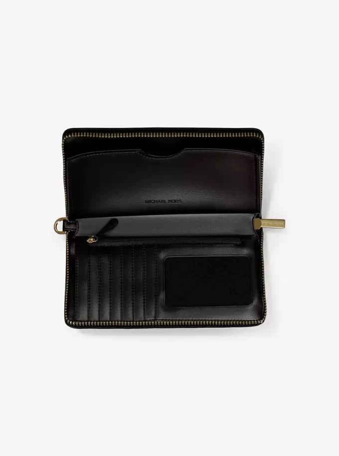 Cartera para smartphone con el logotipo grande de Jet Set Cartera para smartphone con el logotipo grande de Jet Set