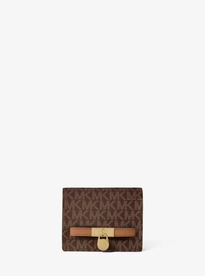 Cartera pequeña con el logo de la firma de Hamilton Moderne
