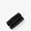 Cartera pequeña de piel granulada