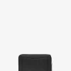 Cartera pequeña de piel granulada