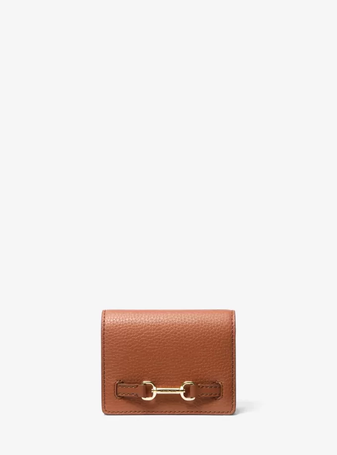 Cartera pequeña de piel granulada Carson Cartera pequeña de piel granulada Carson