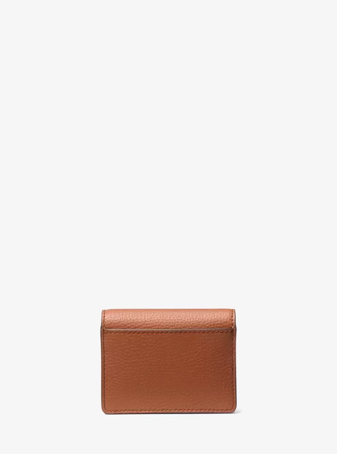 Cartera pequeña de piel granulada Carson Cartera pequeña de piel granulada Carson