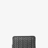 Cartera pequeña Jet Set MK2000 con logo jacquard