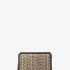 Cartera pequeña Jet Set MK2000 con logo jacquard
