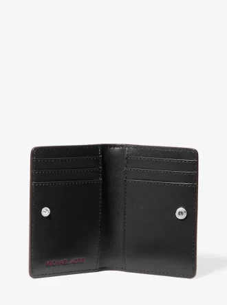 Cartera pequeña plegable metálica Jet Set