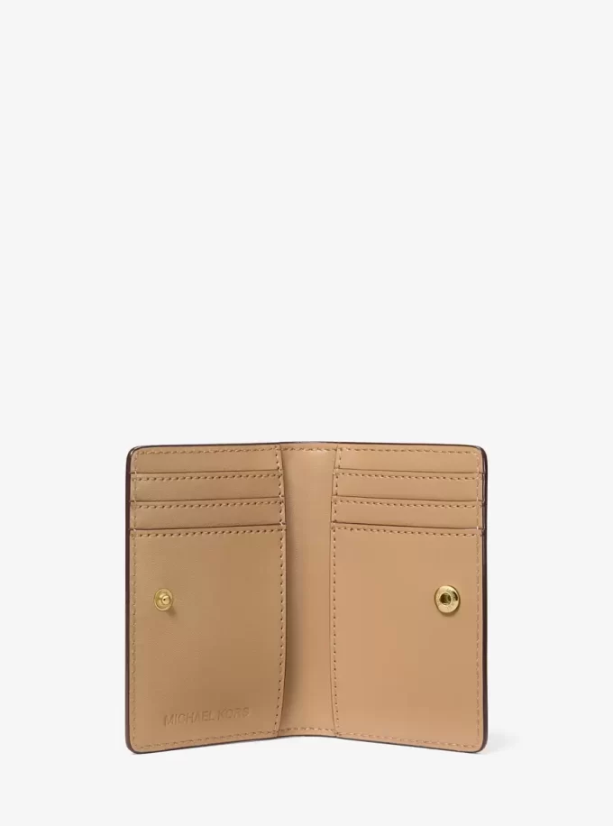 Cartera pequeña plegable metálica Jet Set Cartera pequeña plegable metálica Jet Set