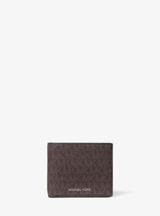 Cartera plegable con el logo de Cooper y estuche para tarjetas