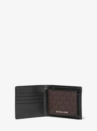 Cartera plegable con el logo de Cooper y estuche para tarjetas