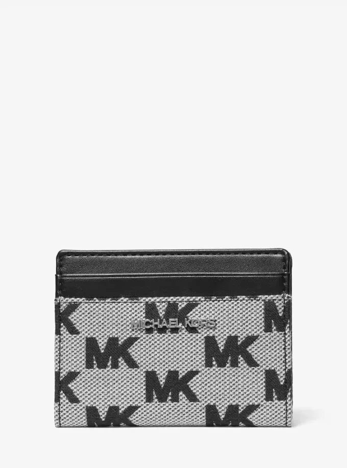 Cartera plegable con logo de Cooper en jacquard Cartera plegable con logo de Cooper en jacquard