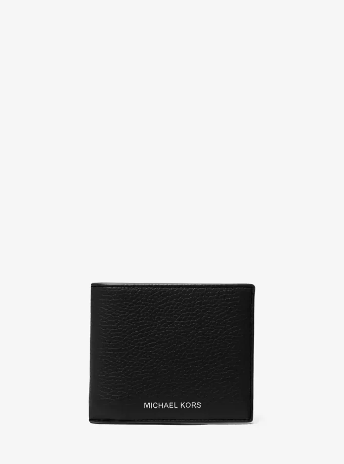 Cartera plegable de piel granulada Cooper Cartera plegable de piel granulada Cooper