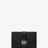Cartera plegable de piel saffiano mediana Greenwich Cartera plegable de piel saffiano mediana Greenwich