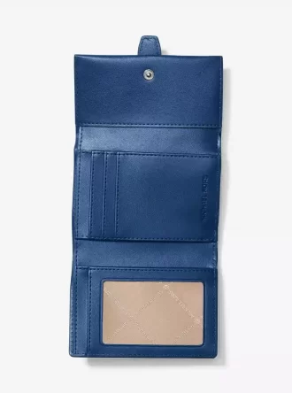 Cartera plegable de tres pliegues con el logotipo distintivo degradado mediano de Greenwich