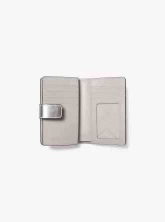 Cartera plegable mediana con logotipo de Jet Set Travel
