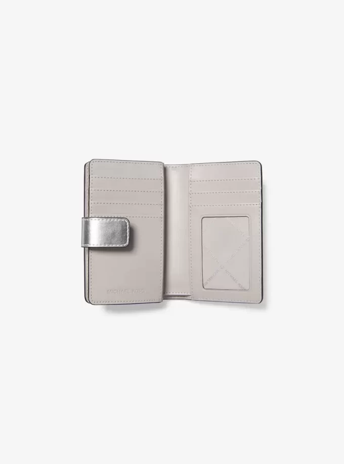 Cartera plegable mediana con logotipo de Jet Set Travel Cartera plegable mediana con logotipo de Jet Set Travel