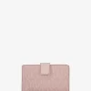 Cartera plegable mediana Jet Set con el logotipo de la firma Cartera plegable mediana Jet Set con el logotipo de la firma