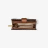 Cartera plegable mediana Jet Set con logotipo impreso.