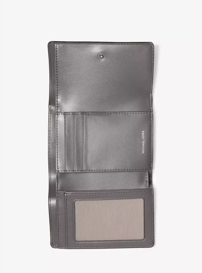 Cartera triple Bryant mediana de piel bruñida
