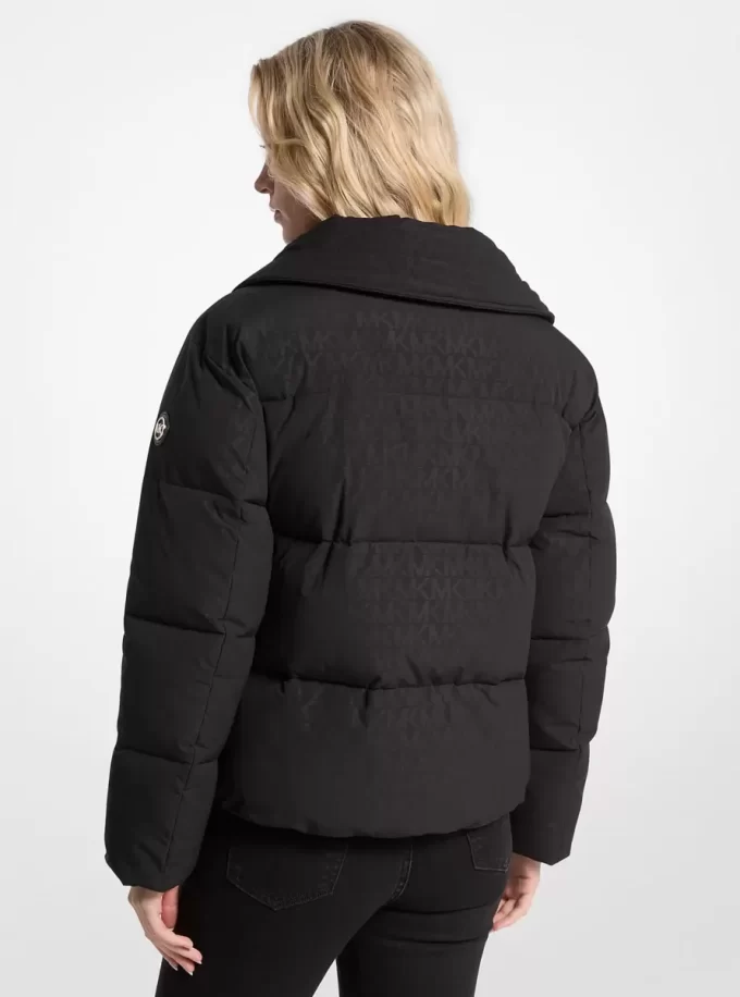 Chaqueta acolchada con logo distintivo Chaqueta acolchada con logo distintivo